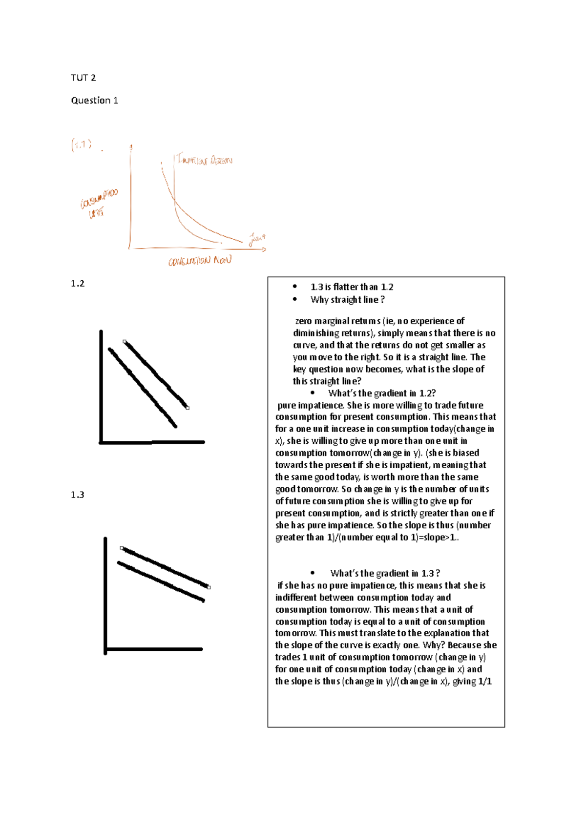 Eco 144 Tut 2 - Answers For Macroeconomics Tutorials 1, 2, 3, And 4 