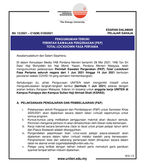 Edaran Bil. 12-2021 - C19(M)31052021 (Edaran Pelajar) - Akhlak dan 