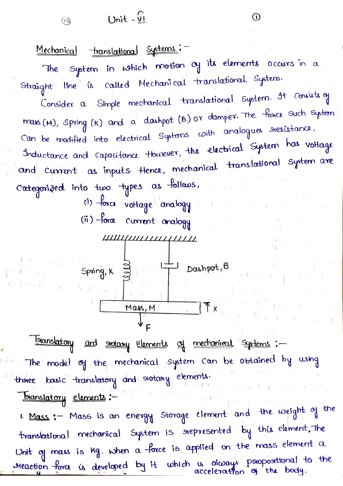 Mechatronics Notes 4(B) - Maths (Class 12) - Studocu