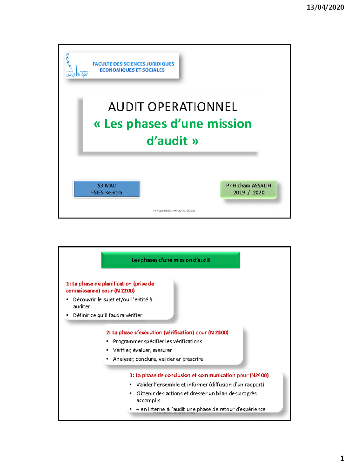 8 les 3 phases d'une mission d'audit opérationnel - AUDIT OPERATIONNEL ...