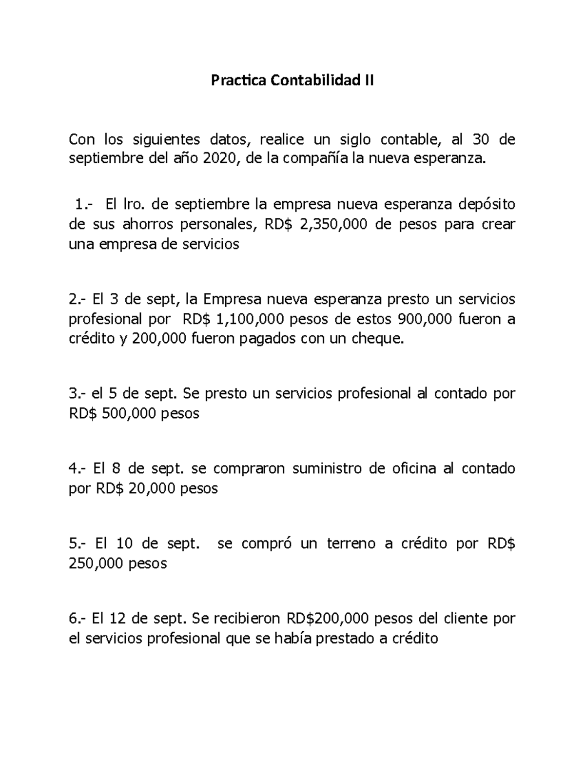 Practica NO. 1 Ciclo Contable mod. 01.09.2022 - Practica Contabilidad ...