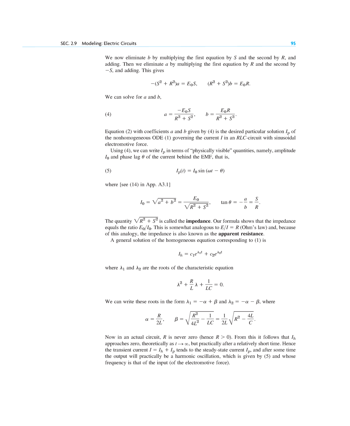 Advanced Engineering Mathematics (37) - ####### We Now Eliminate B By ...