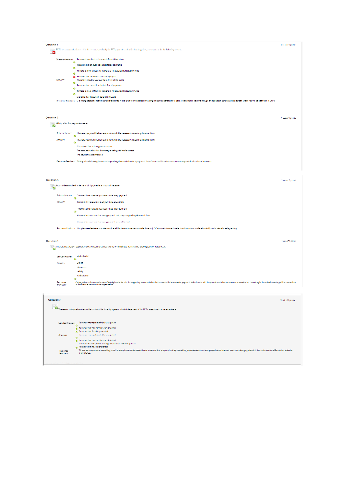 Unit 1 Activity 6 Solution Multiple Choice Auditing 31 Aud300