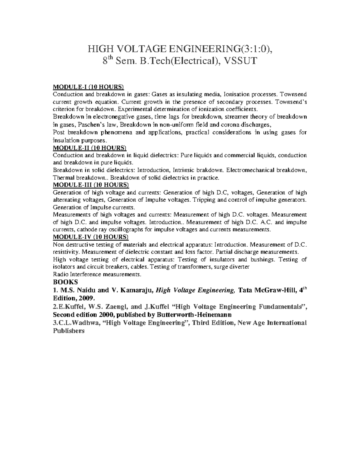 Lecture 1423723357 MODULEI Conduction and breakdown in gases Gases