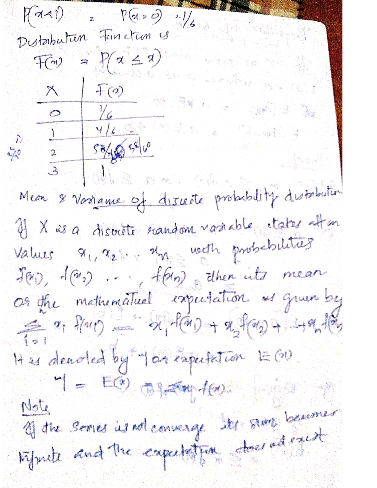 MA204 part 3 - Notes - Probability Distribution, Transform and ...