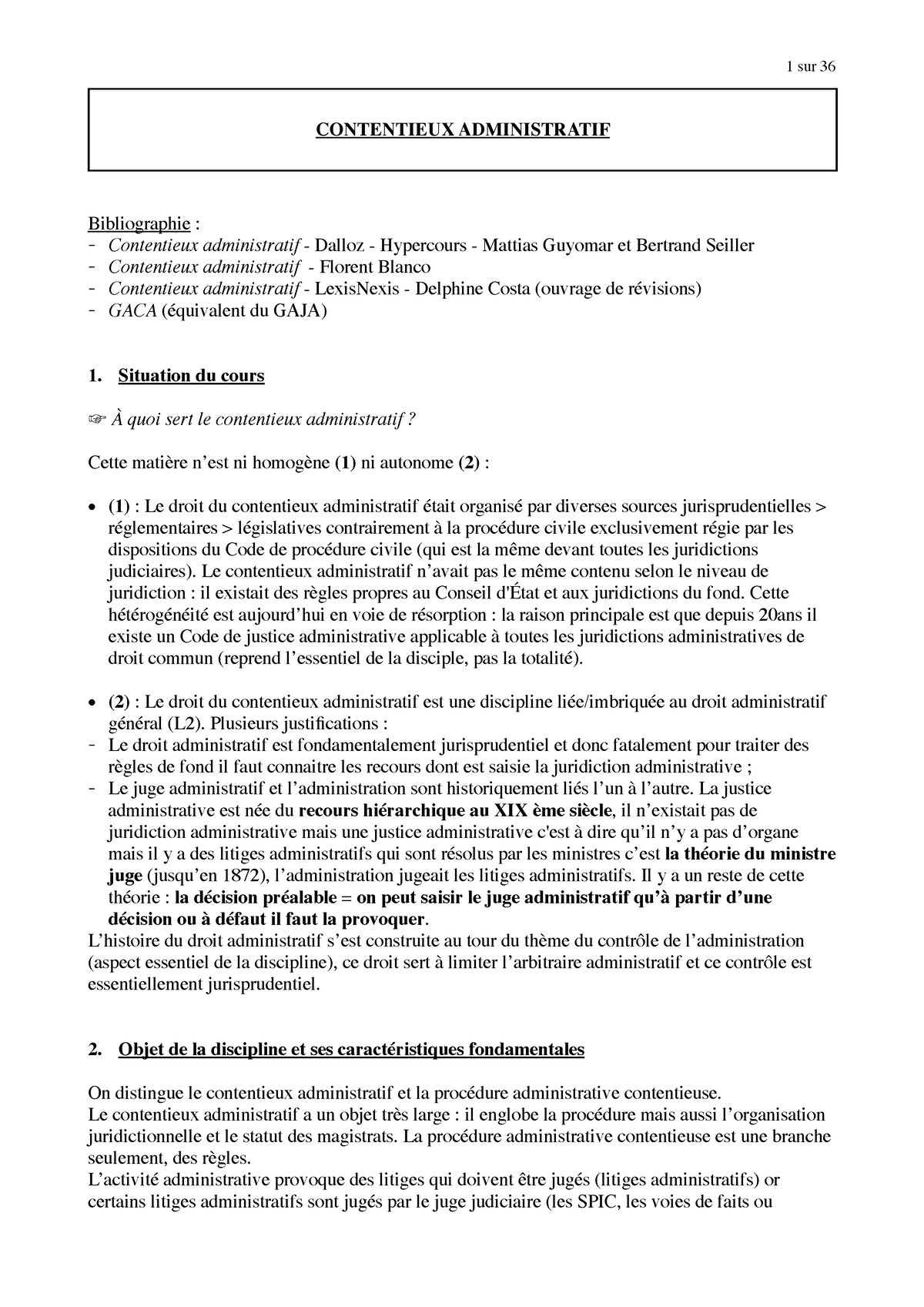 Administratif PDF - Bibliographie : - Contentieux Administratif ...