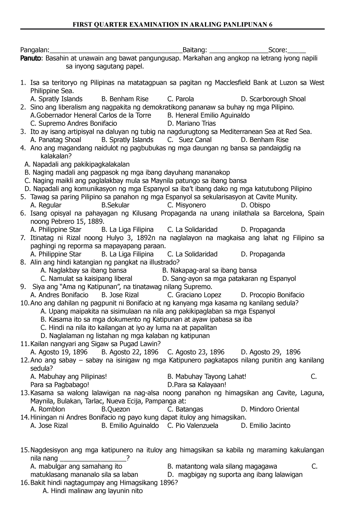 q1-pt-araling-panlipunan-6-first-quarter-examination-in-araling