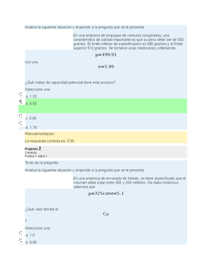 EA3. Gráficos de control por variables - Datos del estudiante Nombre ...