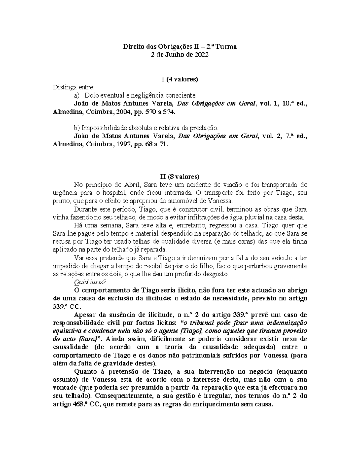 DOII 2T 2022 EN CC - DOII 2T 2022 EN CC Exame critérios correção ...