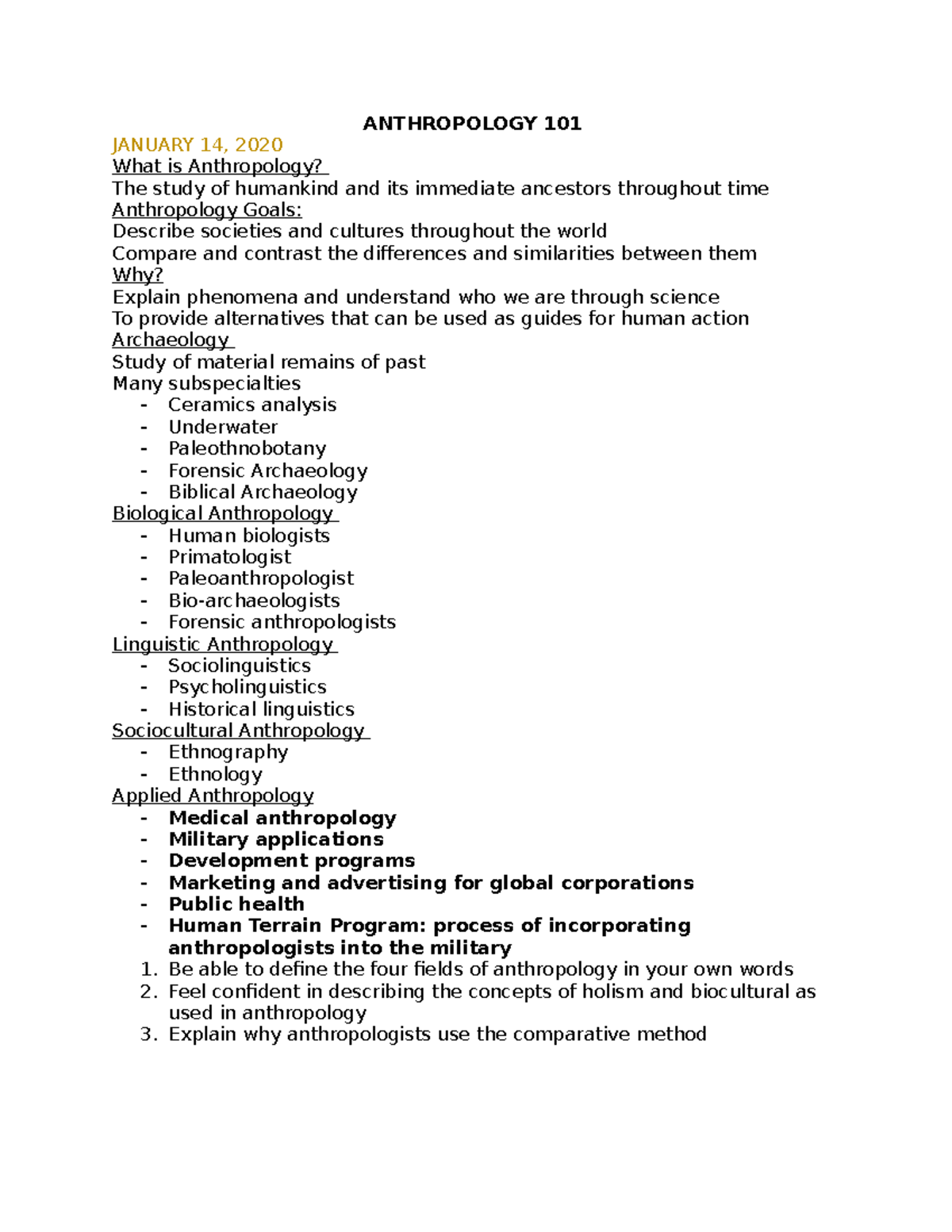 anthropology-101-notes-anthropology-101-january-14-2020-what-is