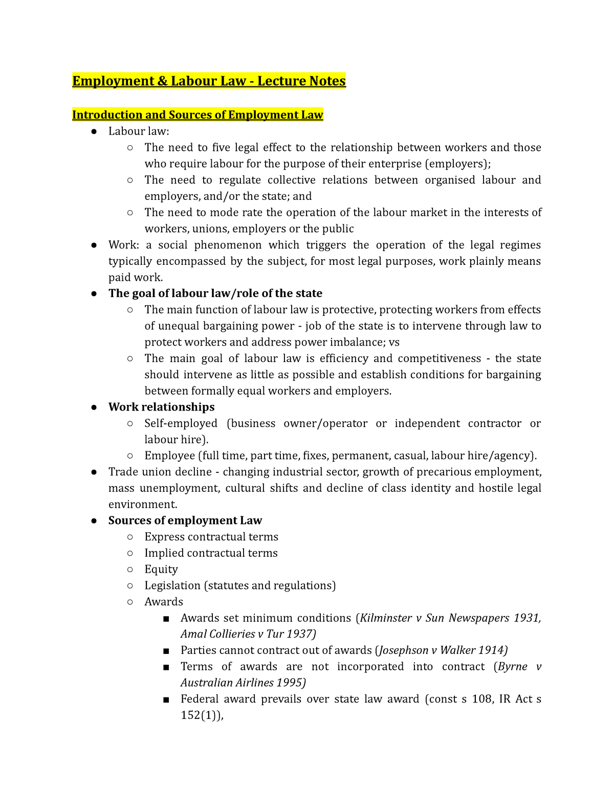 labour law dissertation pdf
