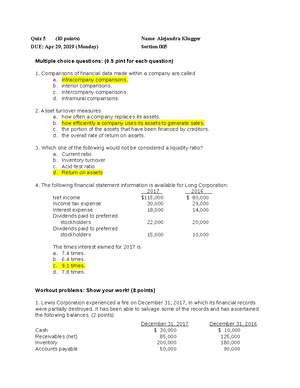 Ch 3 Quiz - Principles Of Managerial Accounting - Managerial Accounting ...