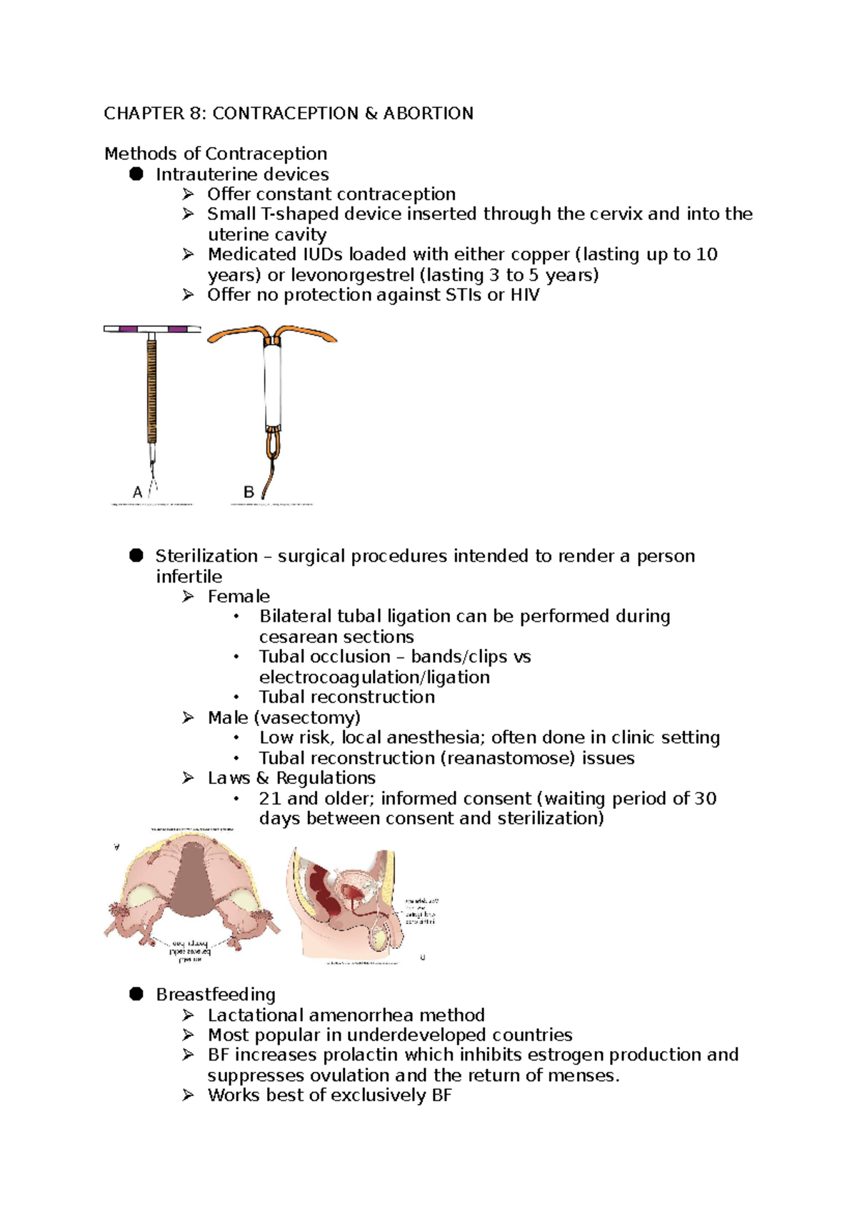 Chapter 8. contraception&abortion - CHAPTER 8: CONTRACEPTION & ABORTION ...