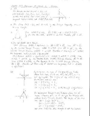 Seminar Assignments - Homework Assignment 4,8,9 - Math 367 Homework ...