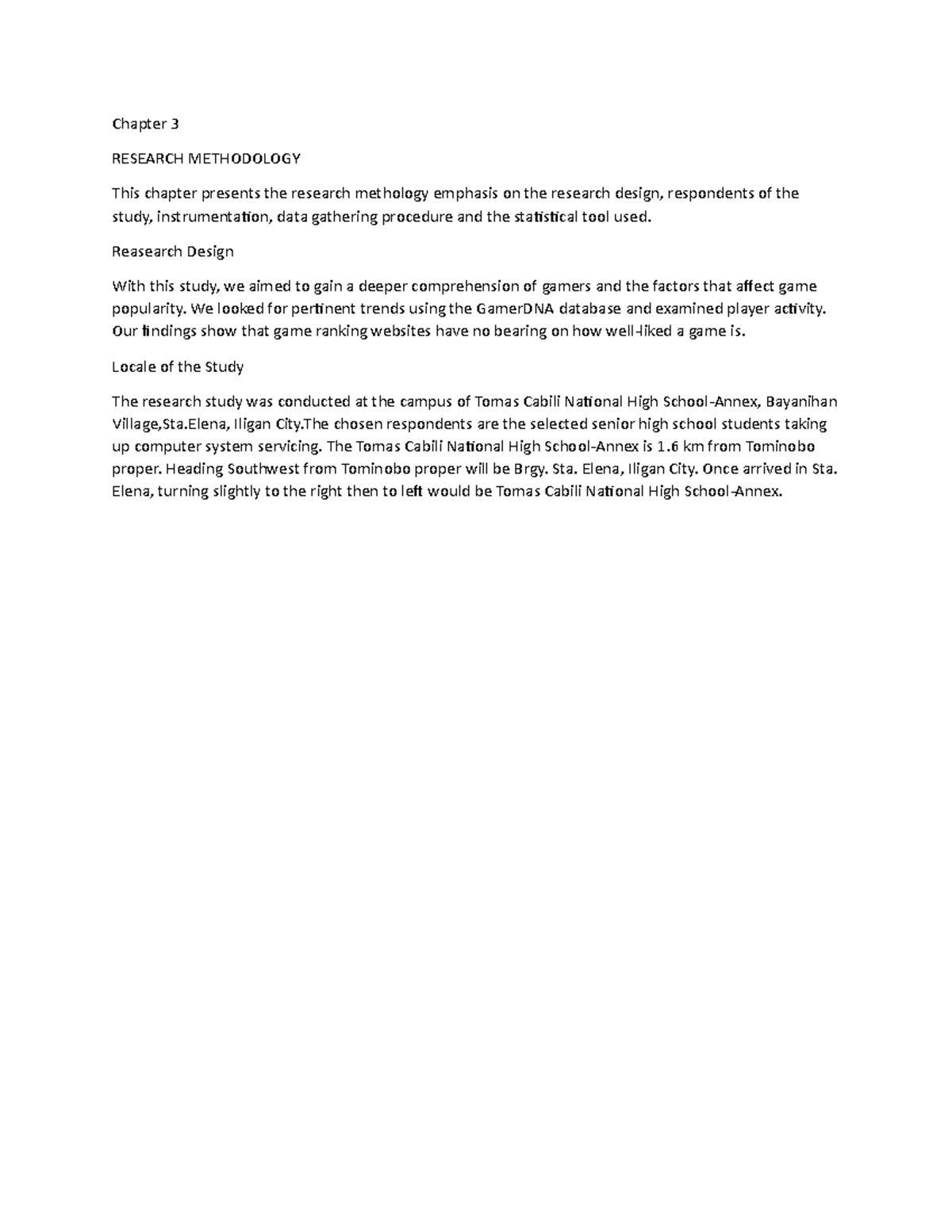 Chapter 3 svv non chapter 3 research methodology this chapter