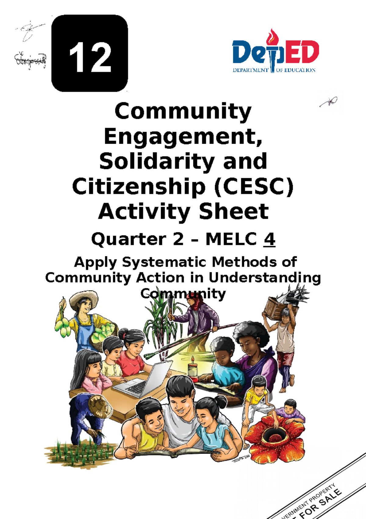 SHS COM. Engagement Solidarity Citizenship QTR 2 LAS 7 WK 4 - Community ...