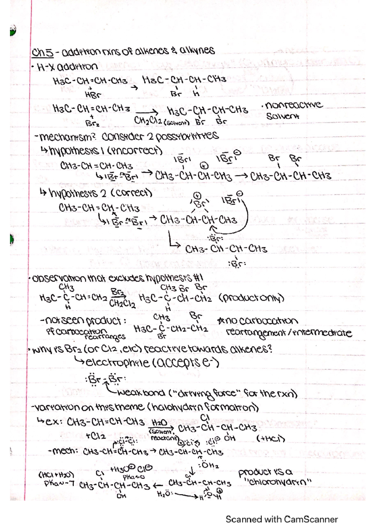Ochem chpt 6 - Chapter 6 Lecture notes professor Samuel H. Gellman ...