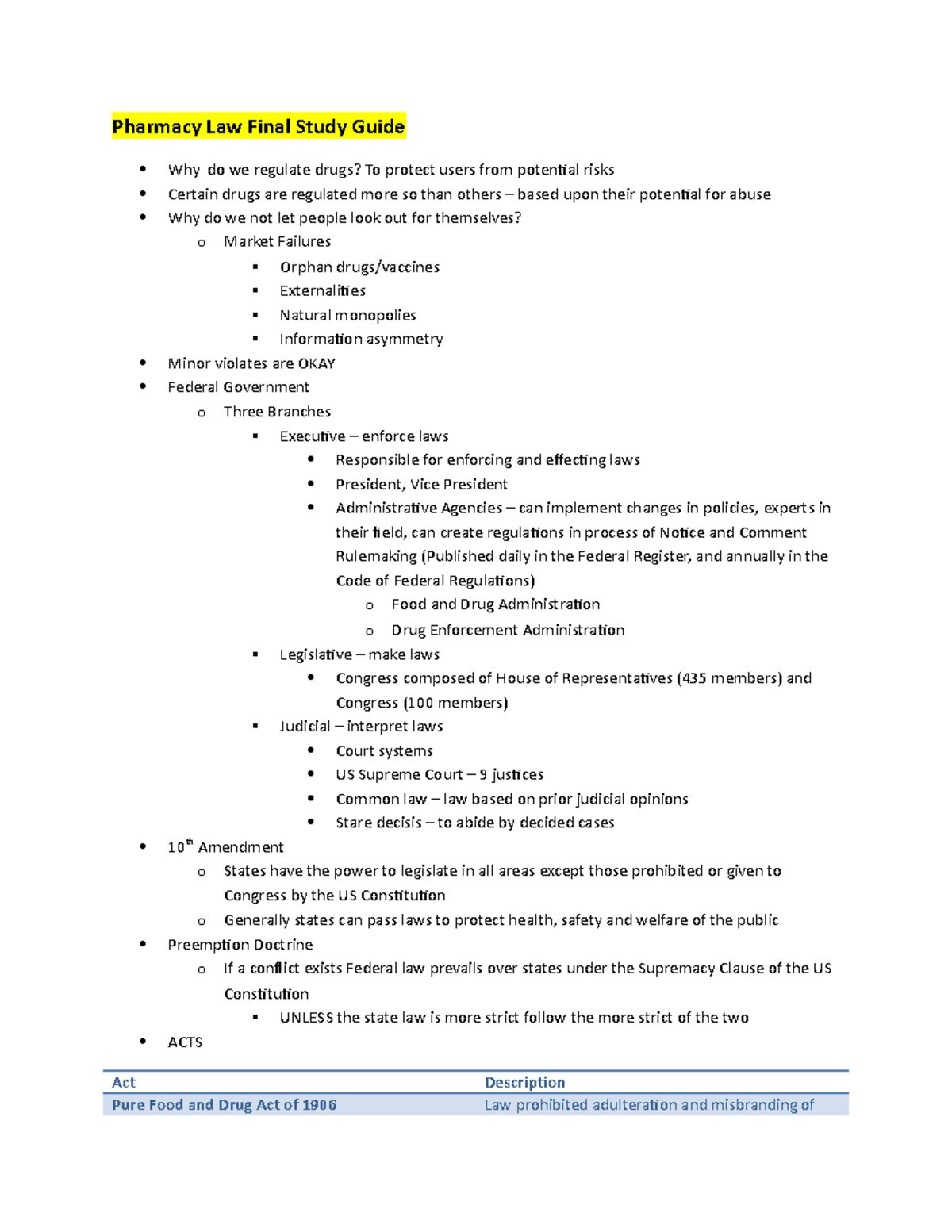 pharmacy-law-final-study-guide-product-recalls-o-class-i-most-serious-could-cause-adrs