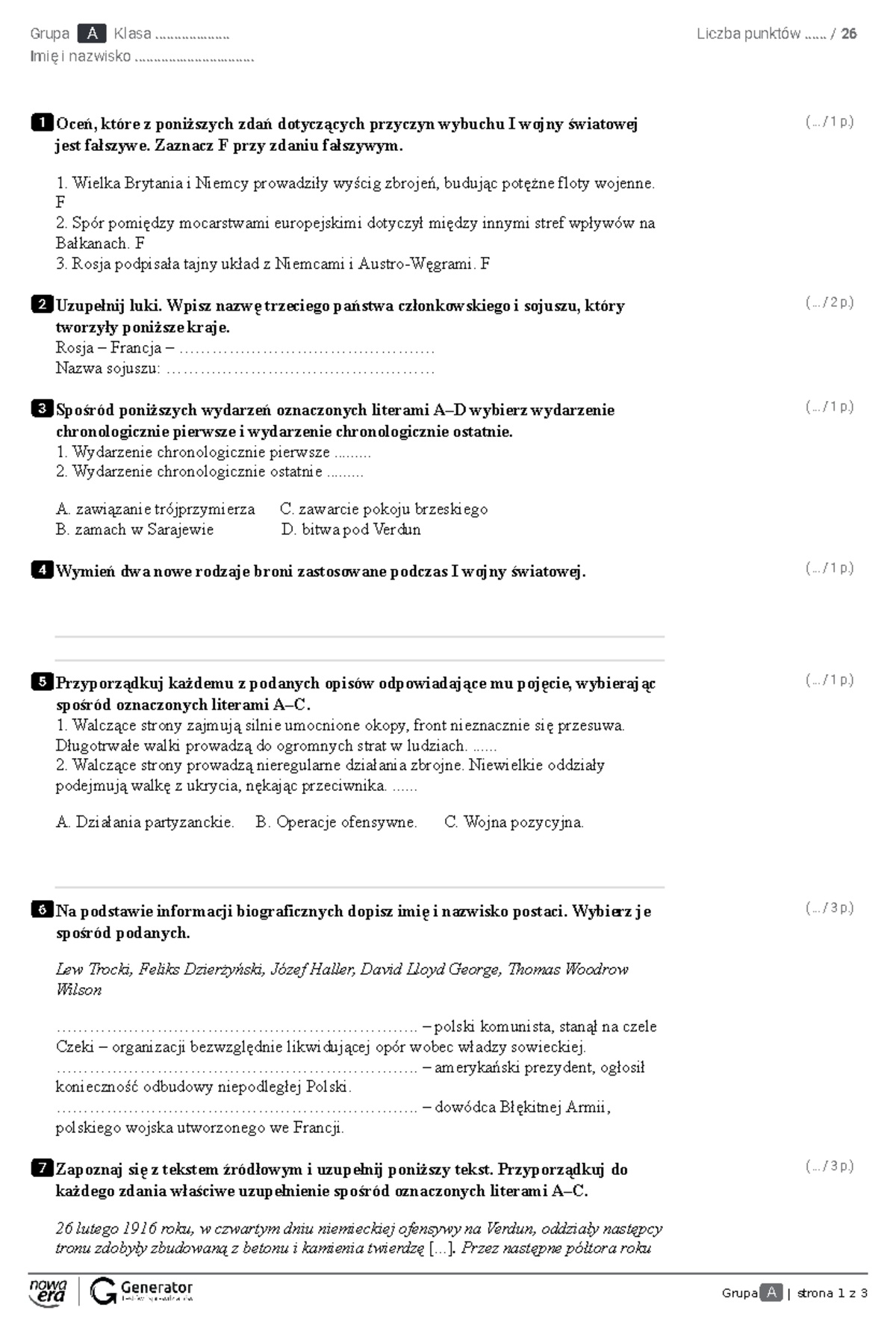 Sprawdzian Z Rosyjskiego Bot I My 2 Rozdziak 4 www.studocu.com