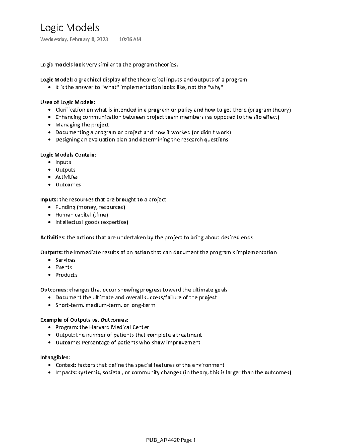 logic-models-logic-model-a-graphical-display-of-the-theoretical