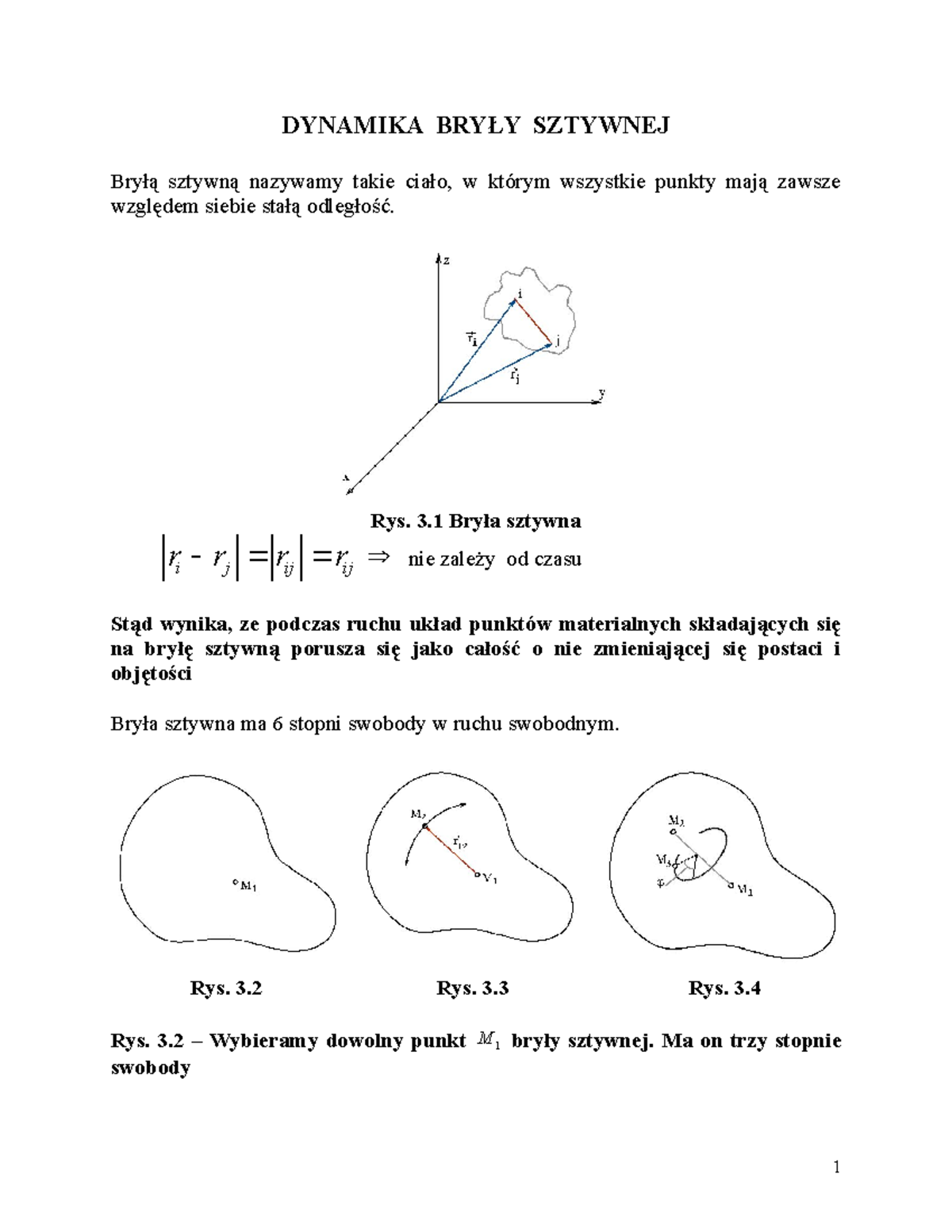 Bryła Sztywna Sprawdzian Pdf