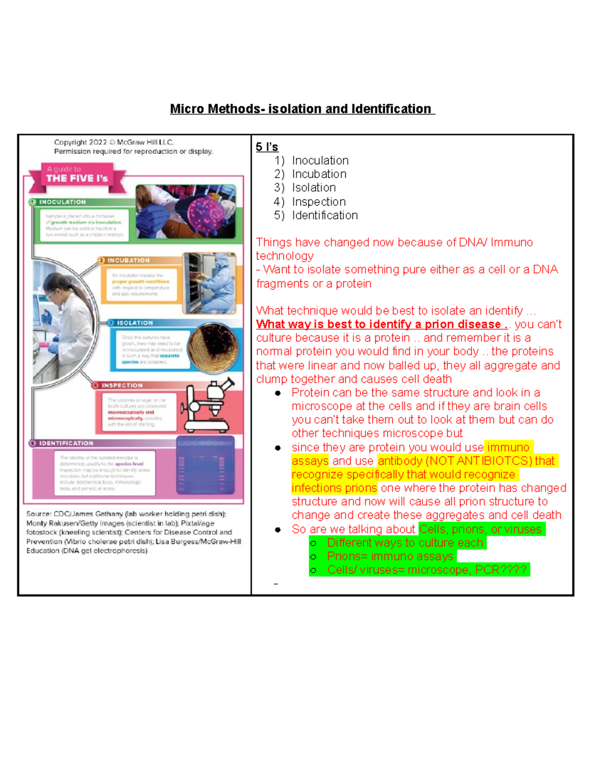 Isolation: Identification - Micro Methods- isolation and Identification ...