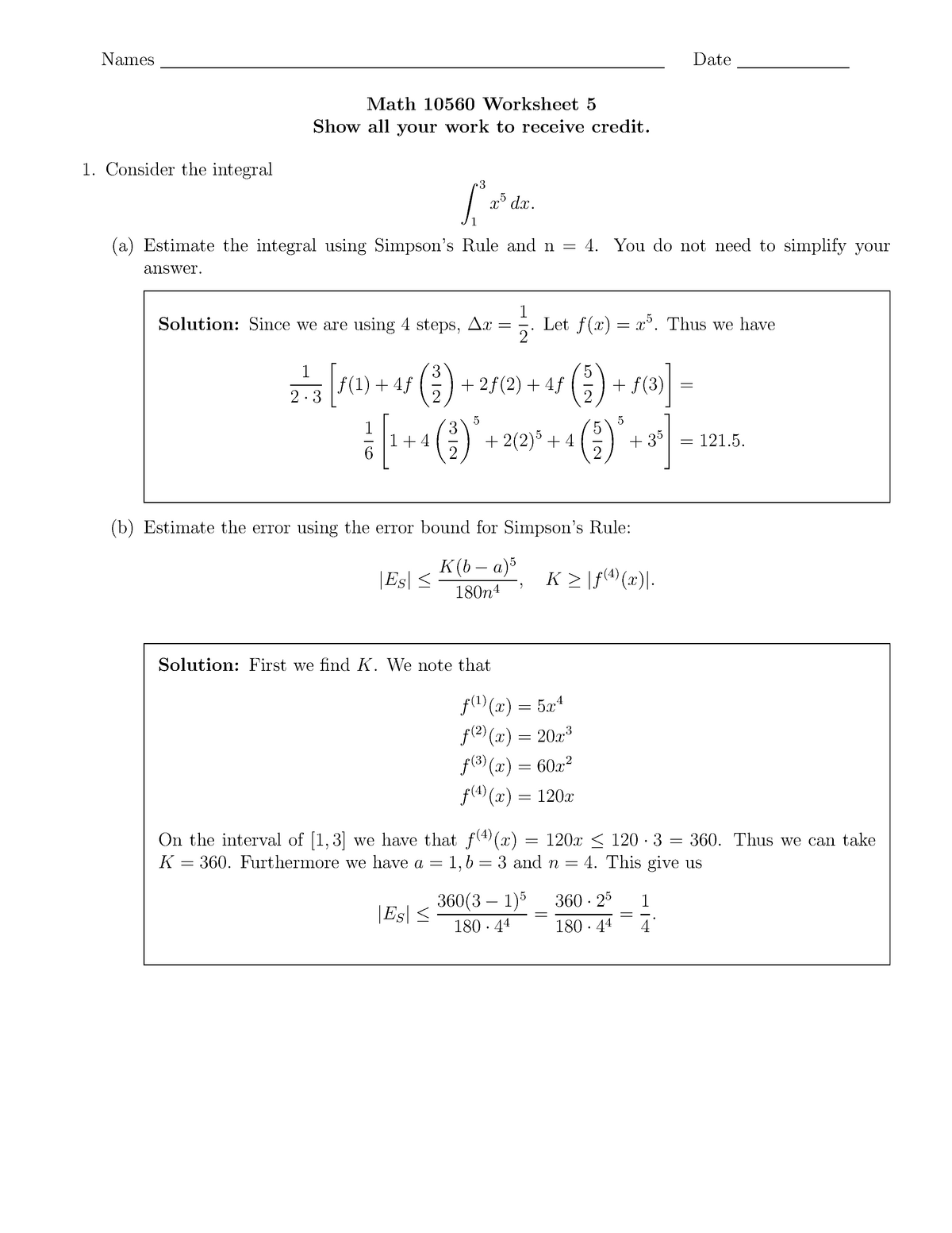 Multiple Solutions Worksheet Answers