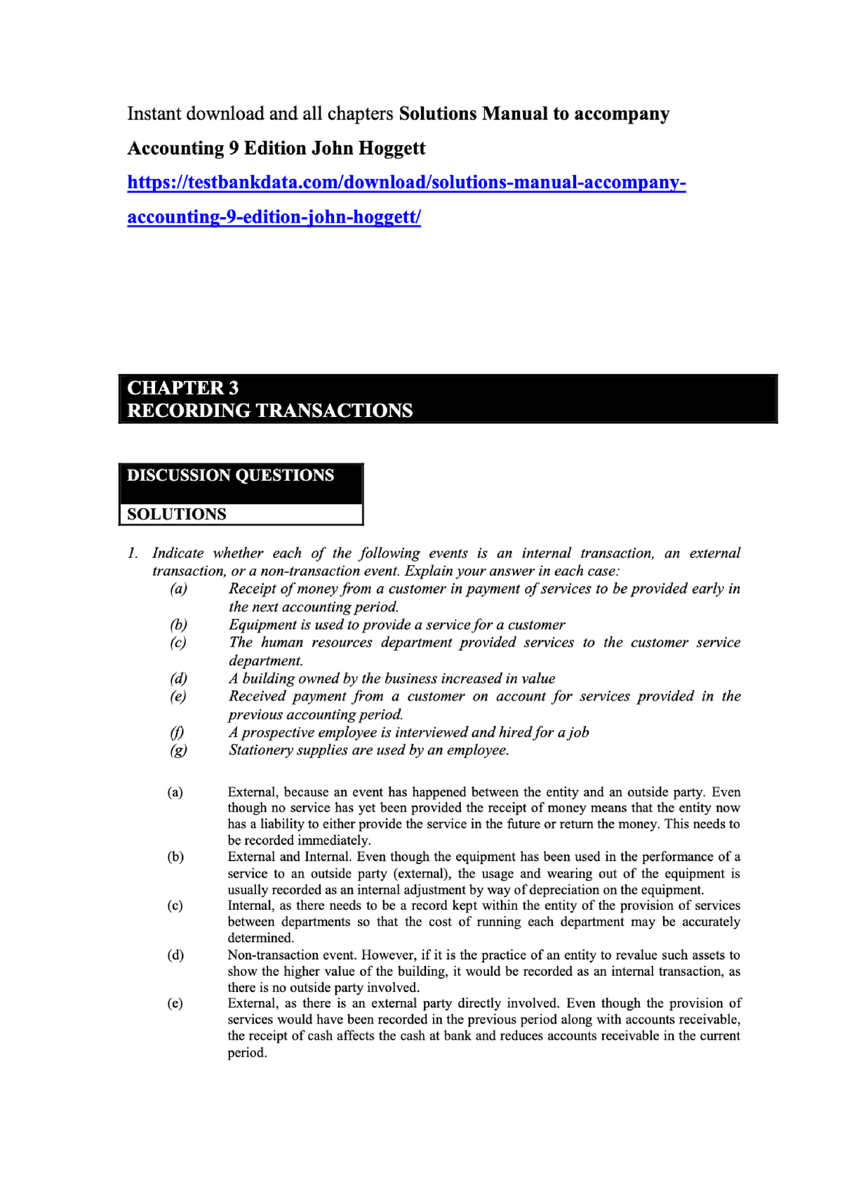 Chapter 3 - Answer - Finance Finance Finance Finance Finance Finance ...