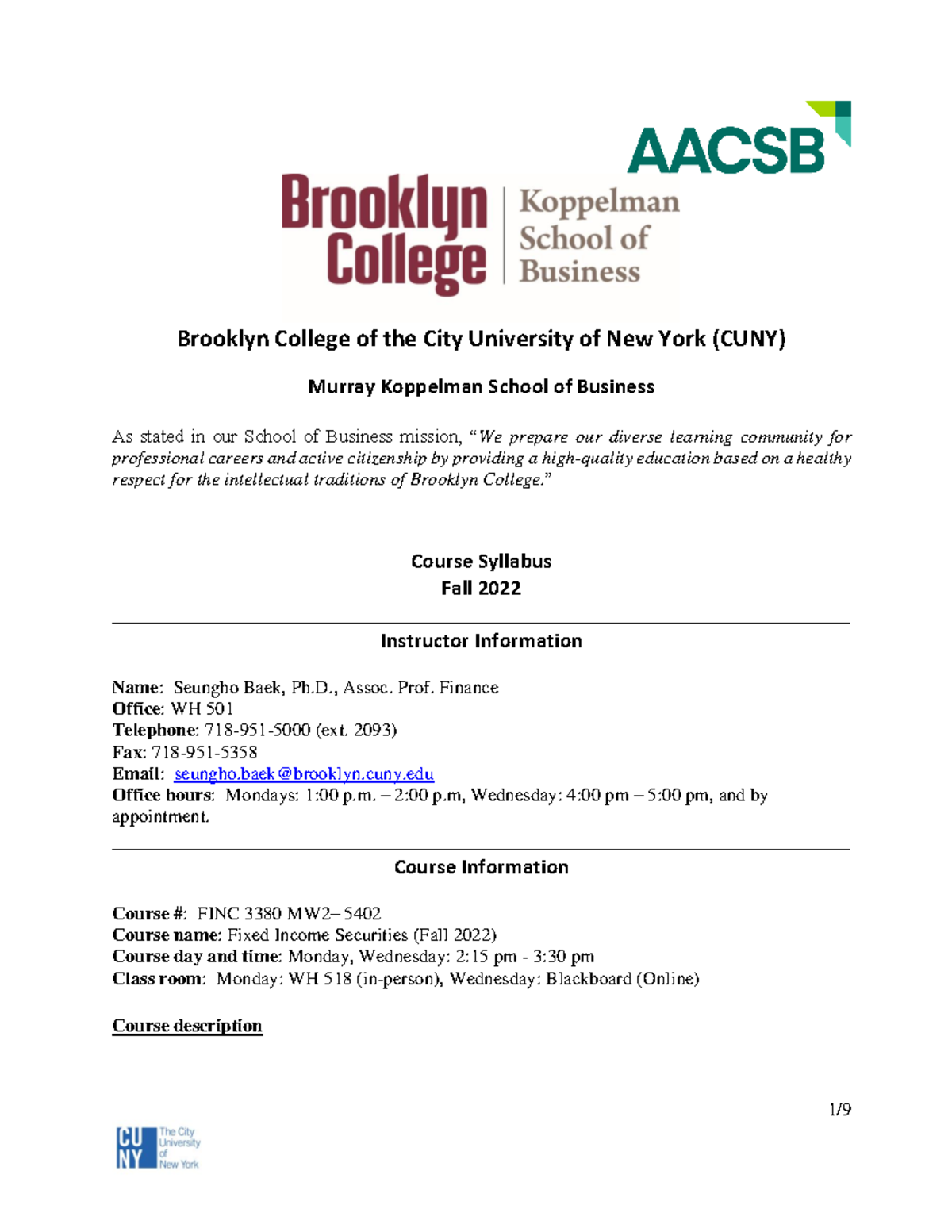 Brooklyn deals college blackboard