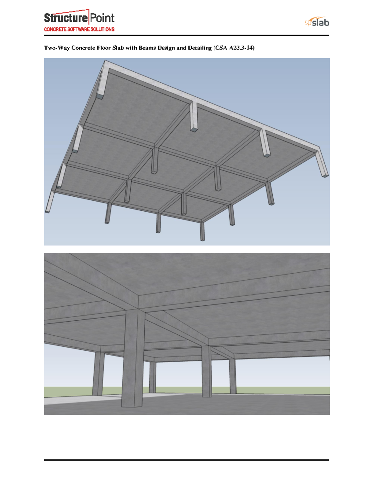 TwoWayConcreteFloorSlabwithBeamsDesignDetailingCSA A TwoWay