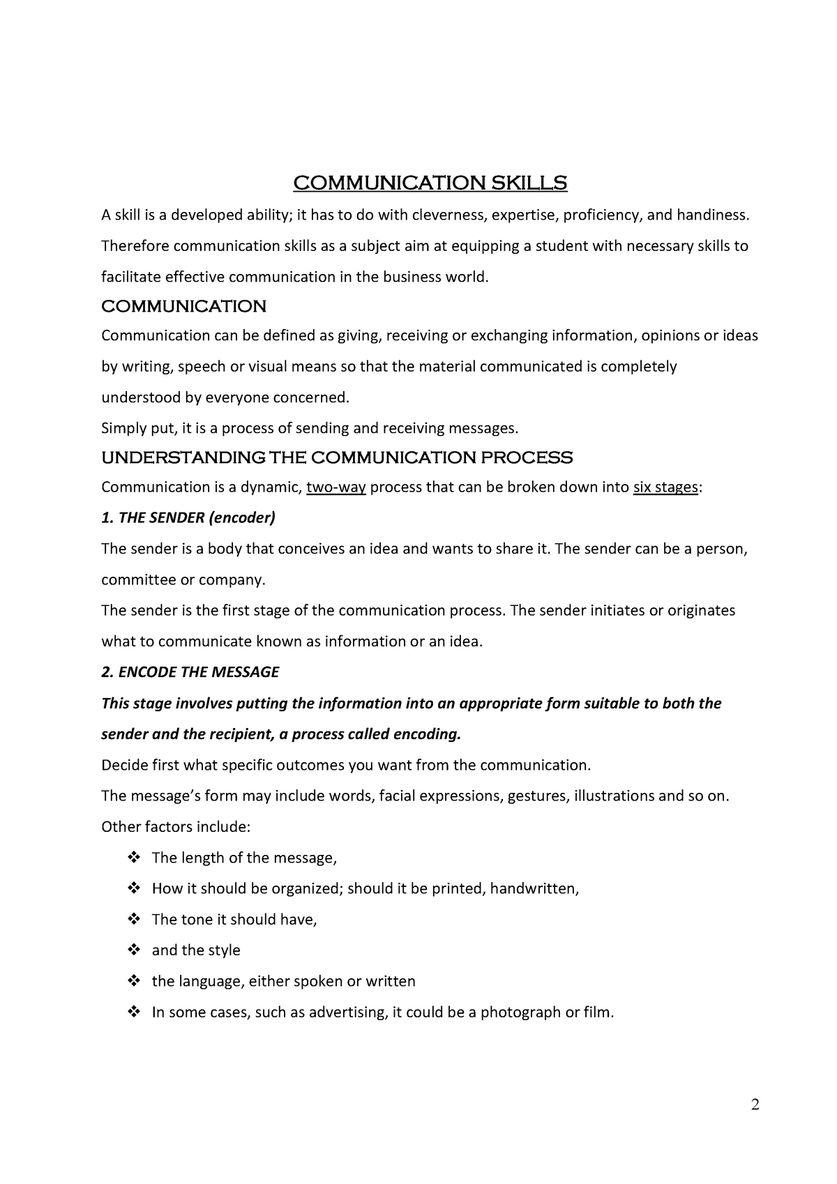 communication-skills-pamphlet-communication-skills-a-skill-is-a