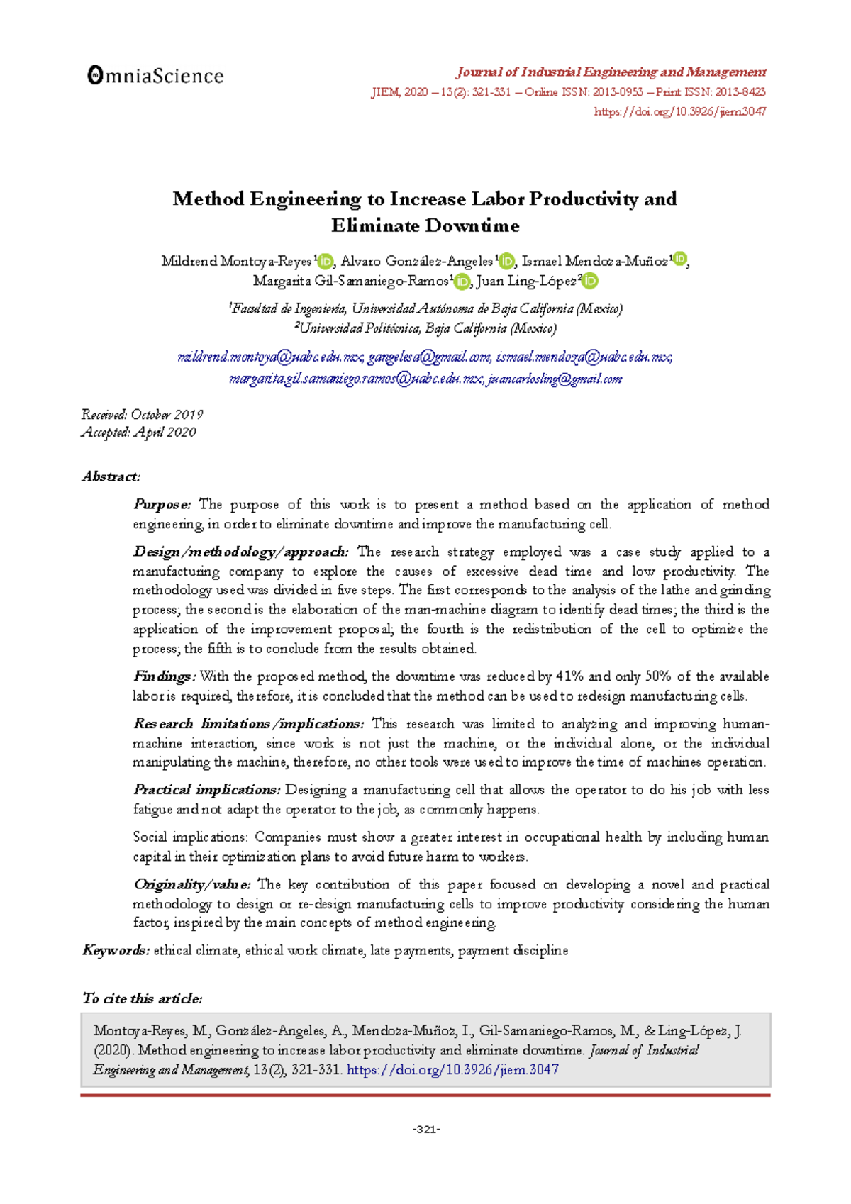 3047 11934 1 PB - Journal of Industrial Engineering and Management JIEM ...