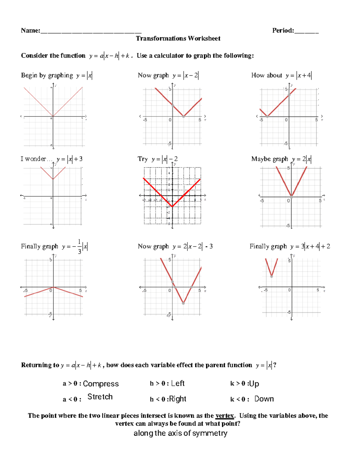 - Transformations - math - Name:_____________________________ Period ...