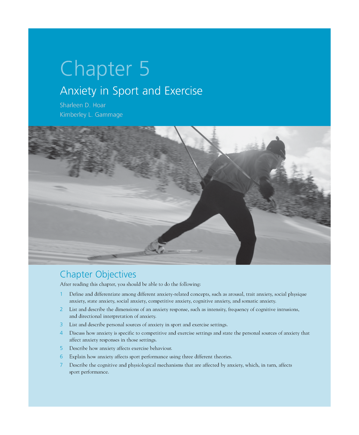 Sport and Exercise Psychology: A Canadian Perspective