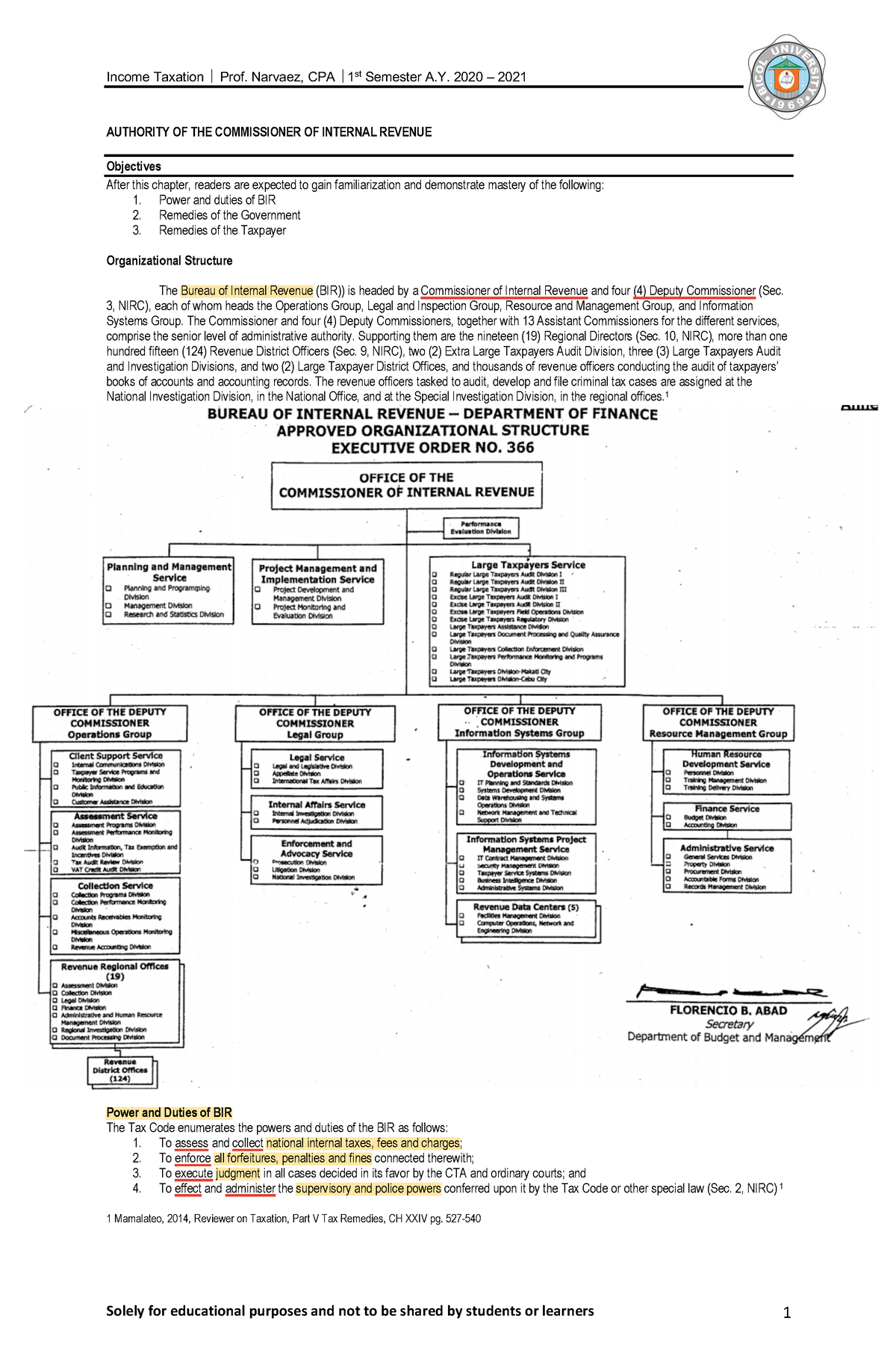 2-authority-of-the-commissioner-of-internal-revenue-authority-of-the