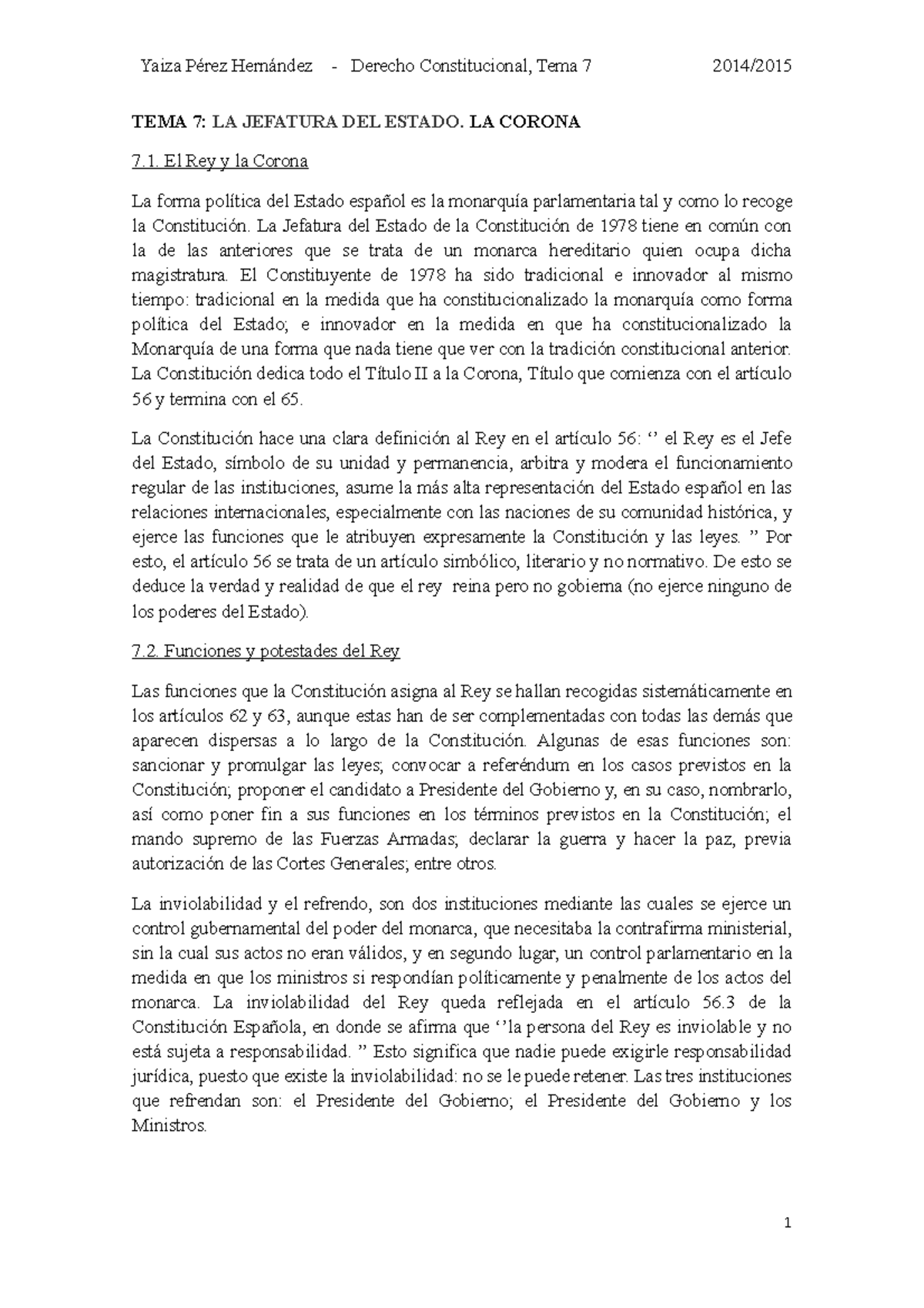 Apuntes, lecciones 7 - Profesor Fernando Rios Rull - Yaiza Derecho ...