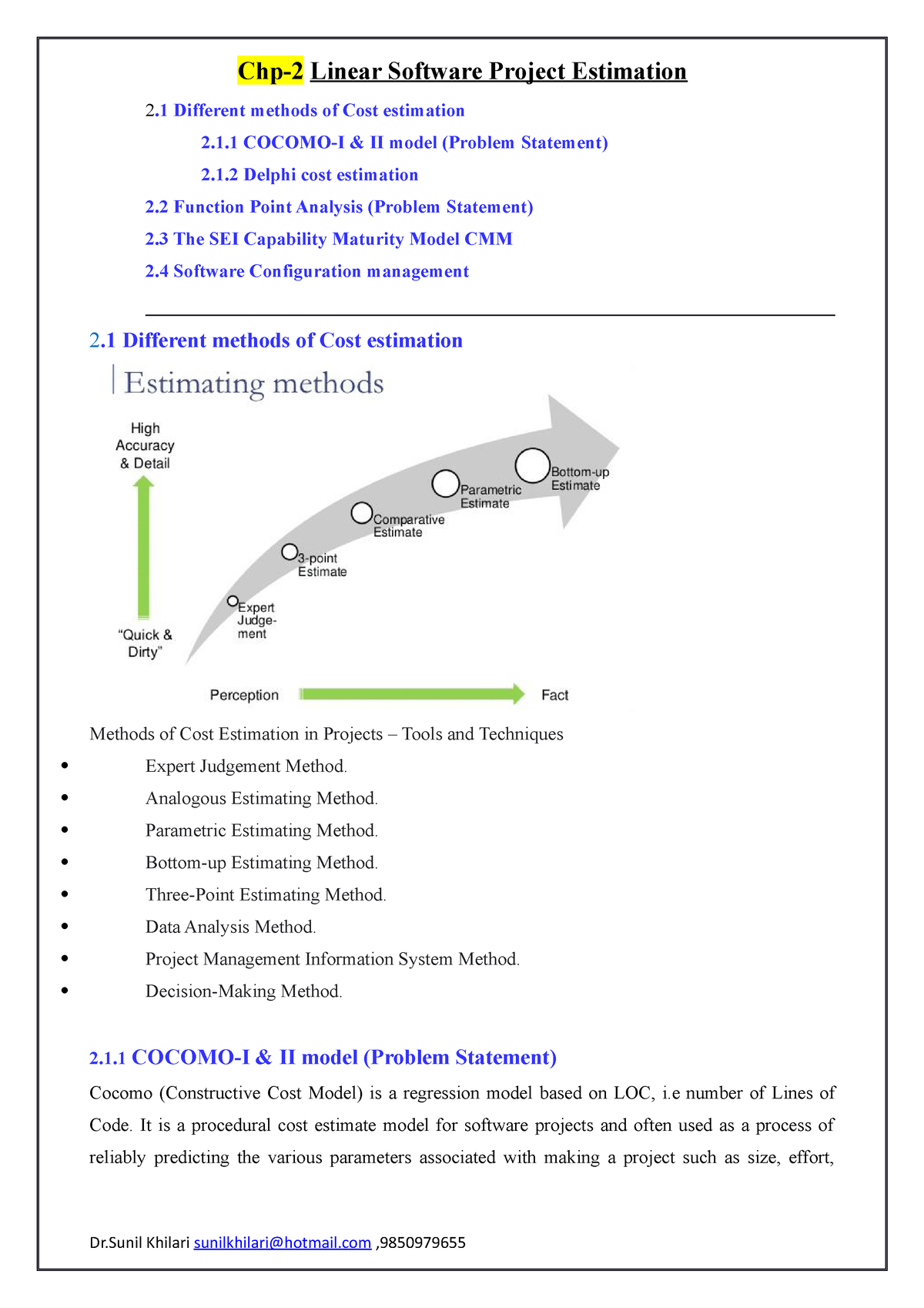 chp-2-linear-software-project-estimation-1-different-methods-of-cost