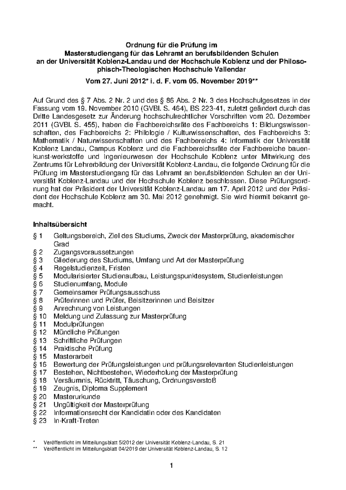 PO M. Ed. BBS - Modulhandbuch - Ordnung Für Die Prüfung Im ...