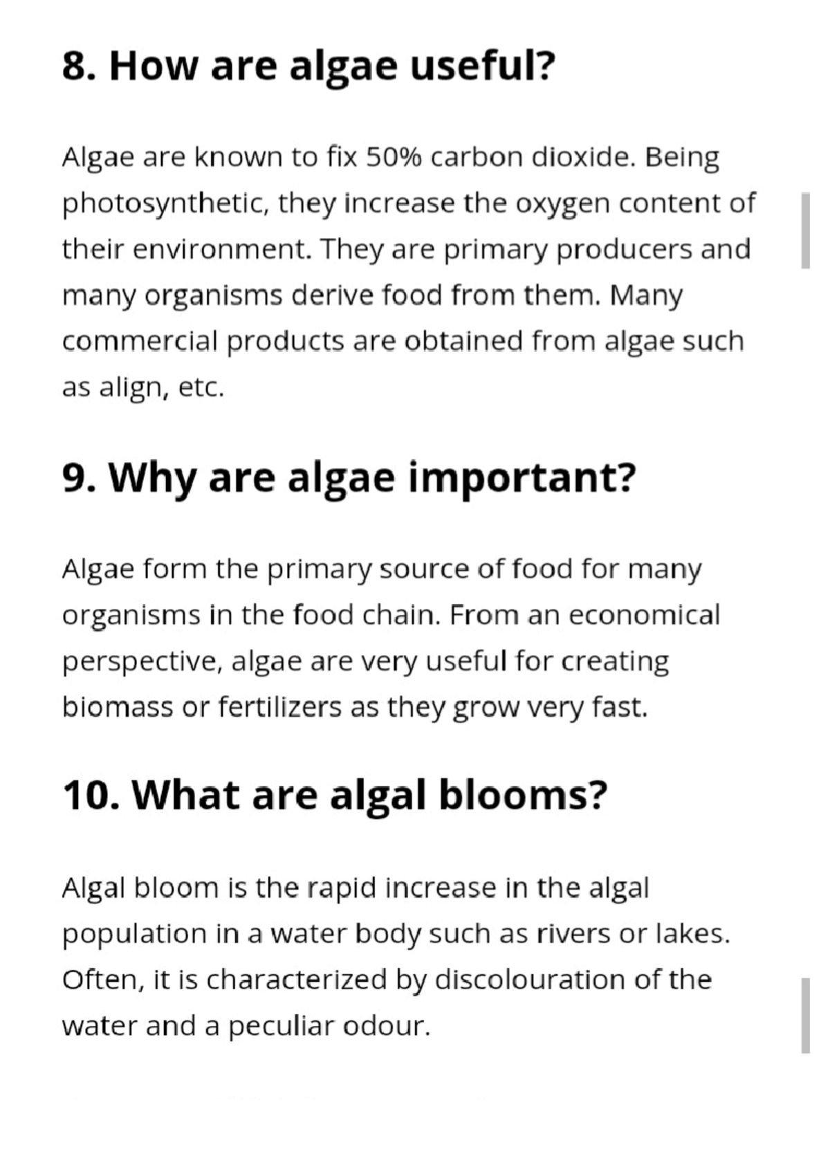 Questions No 8,9 nd 10 - botany - Studocu