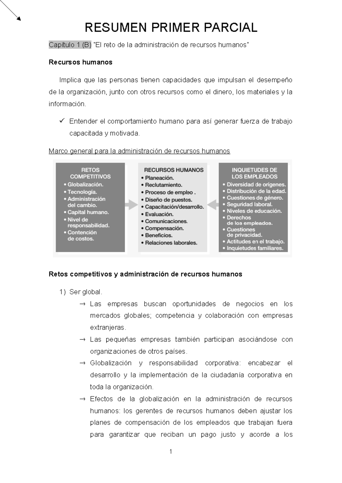 Resumen Primer Parcial Resumen Primer Parcial Capítulo 1 B “el Reto