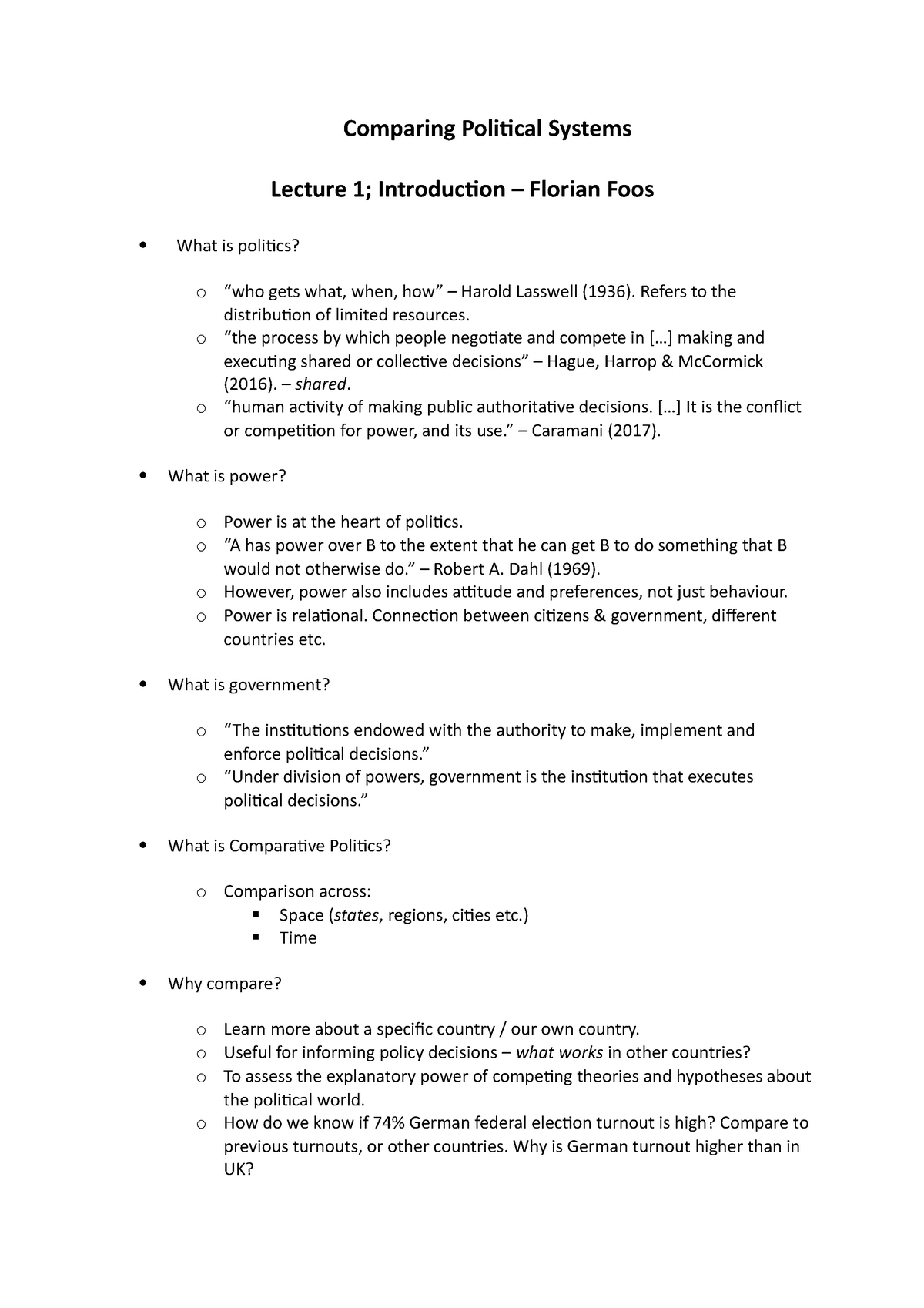 comparing-political-systems-comparing-political-systems-lecture-1