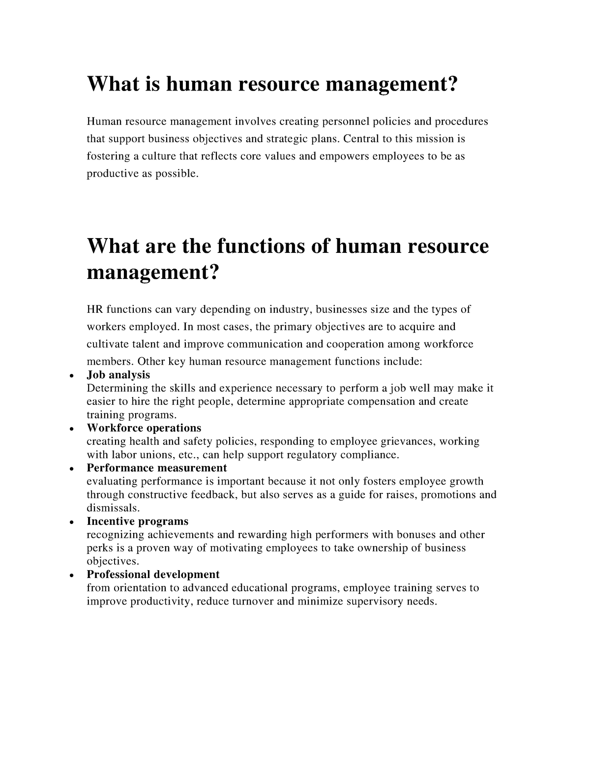 what-is-human-resource-management-central-to-this-mission-is