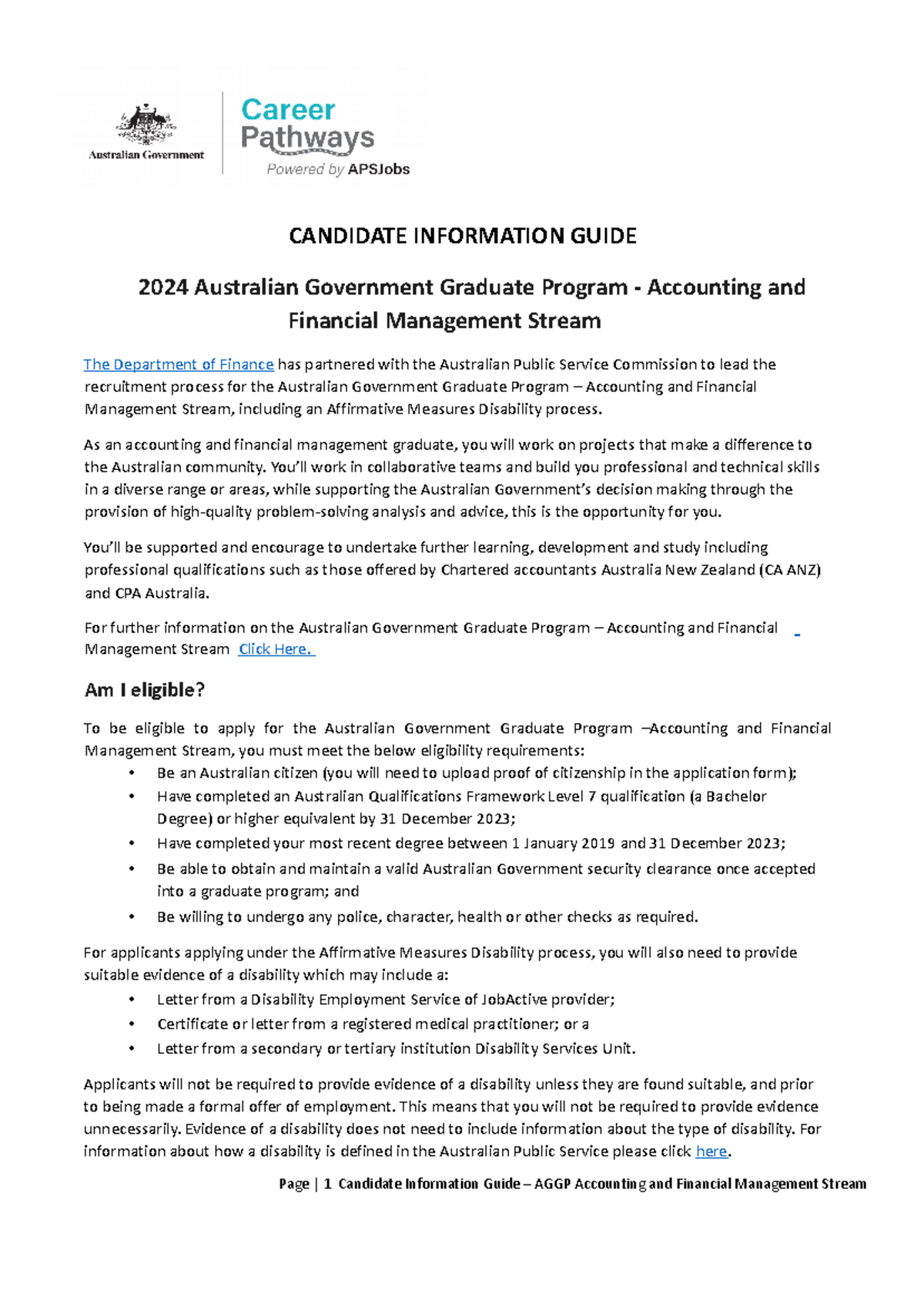 2024 AGGP Candidate Information GuideAccounting & Financial Management