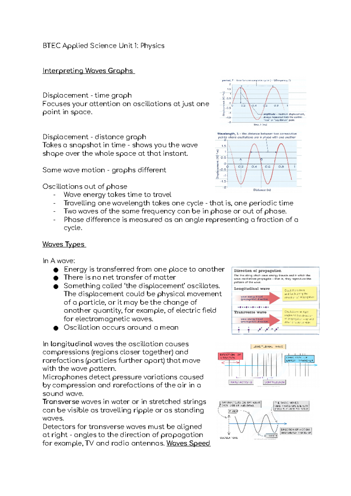 Applied Science Unit 1 - Bio Report - BTEC Applied Science Unit 1 ...