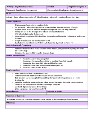 Losartan - Drug Card Information - Prototype drug: ARB – Angiotensin II ...