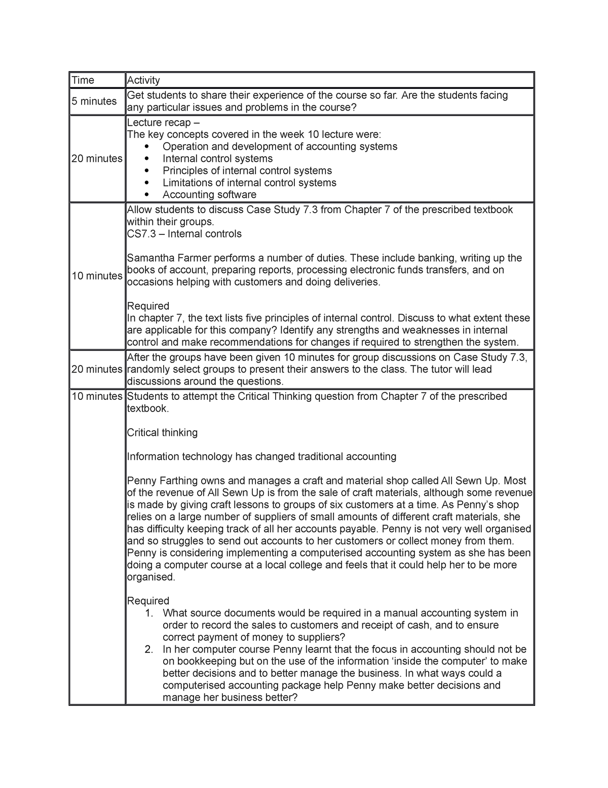 week-11-tutorial-questions-time-activity-5-minutes-get-students-to-share-their-experience-of