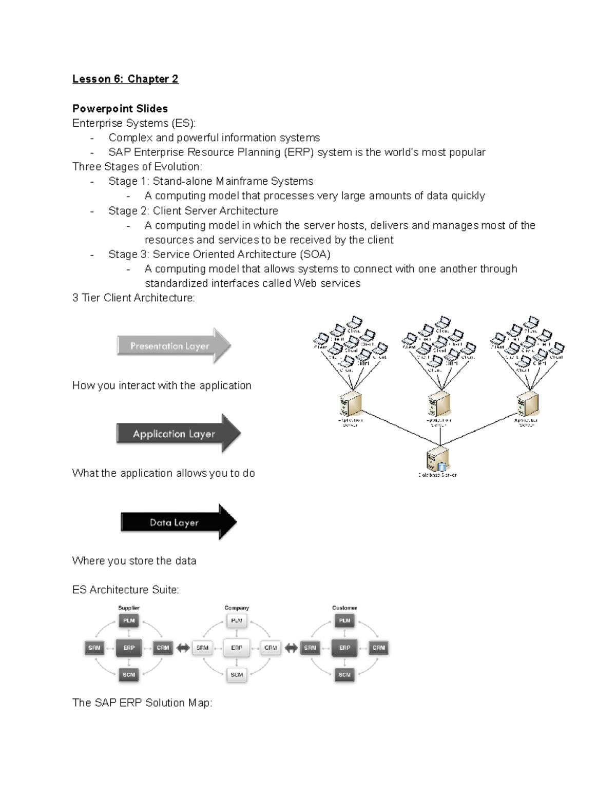 Lesson 6 Chapter 2 - notes from class - Lesson 6: Chapter 2 Powerpoint ...
