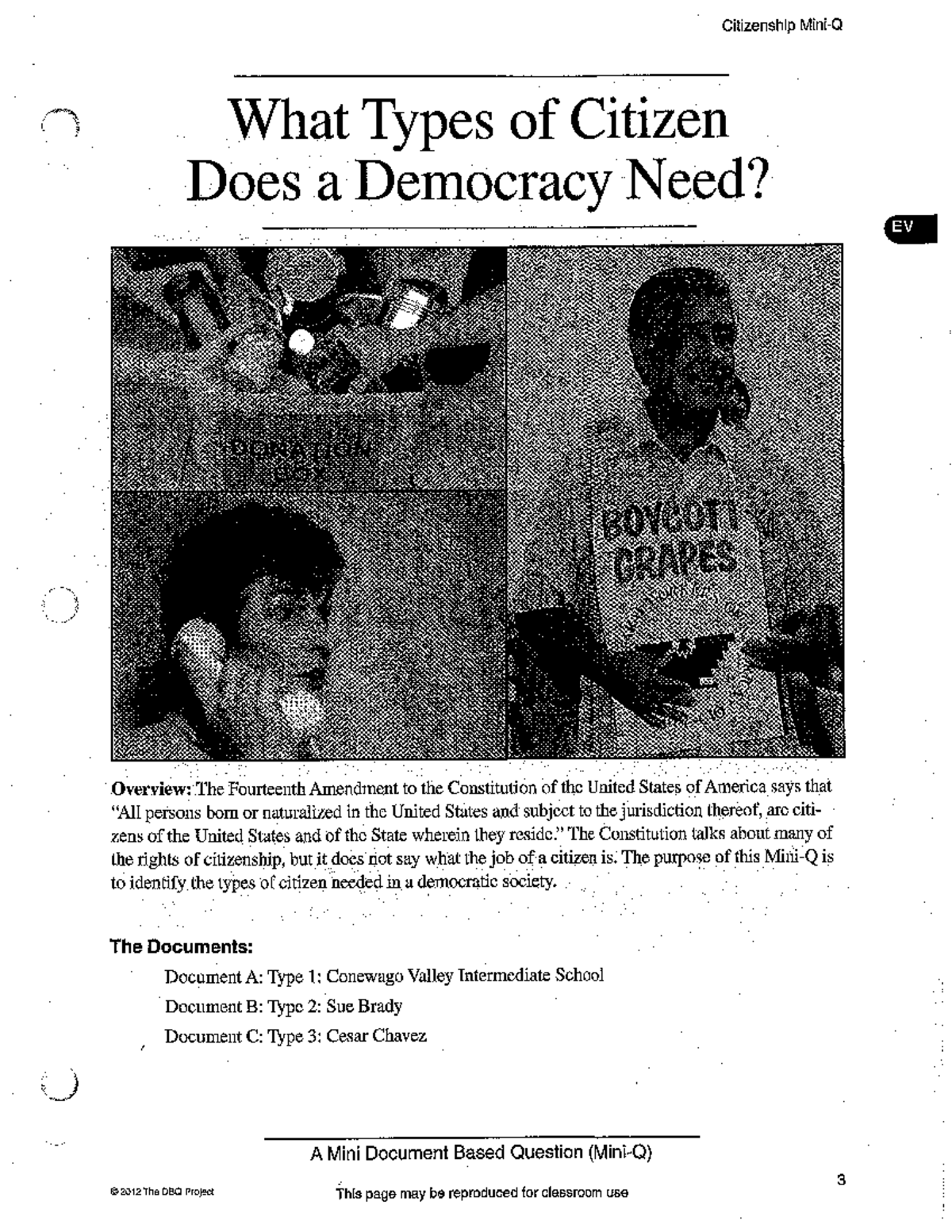 what types of citizen does a democracy need essay