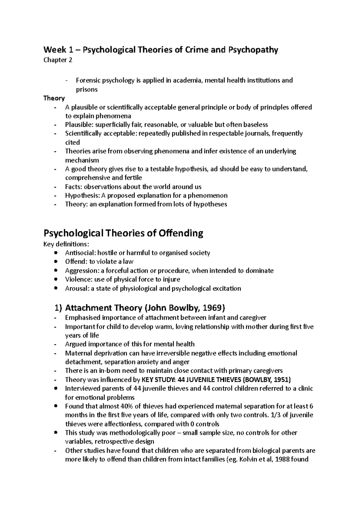 Development Life Course Theories Of Crime