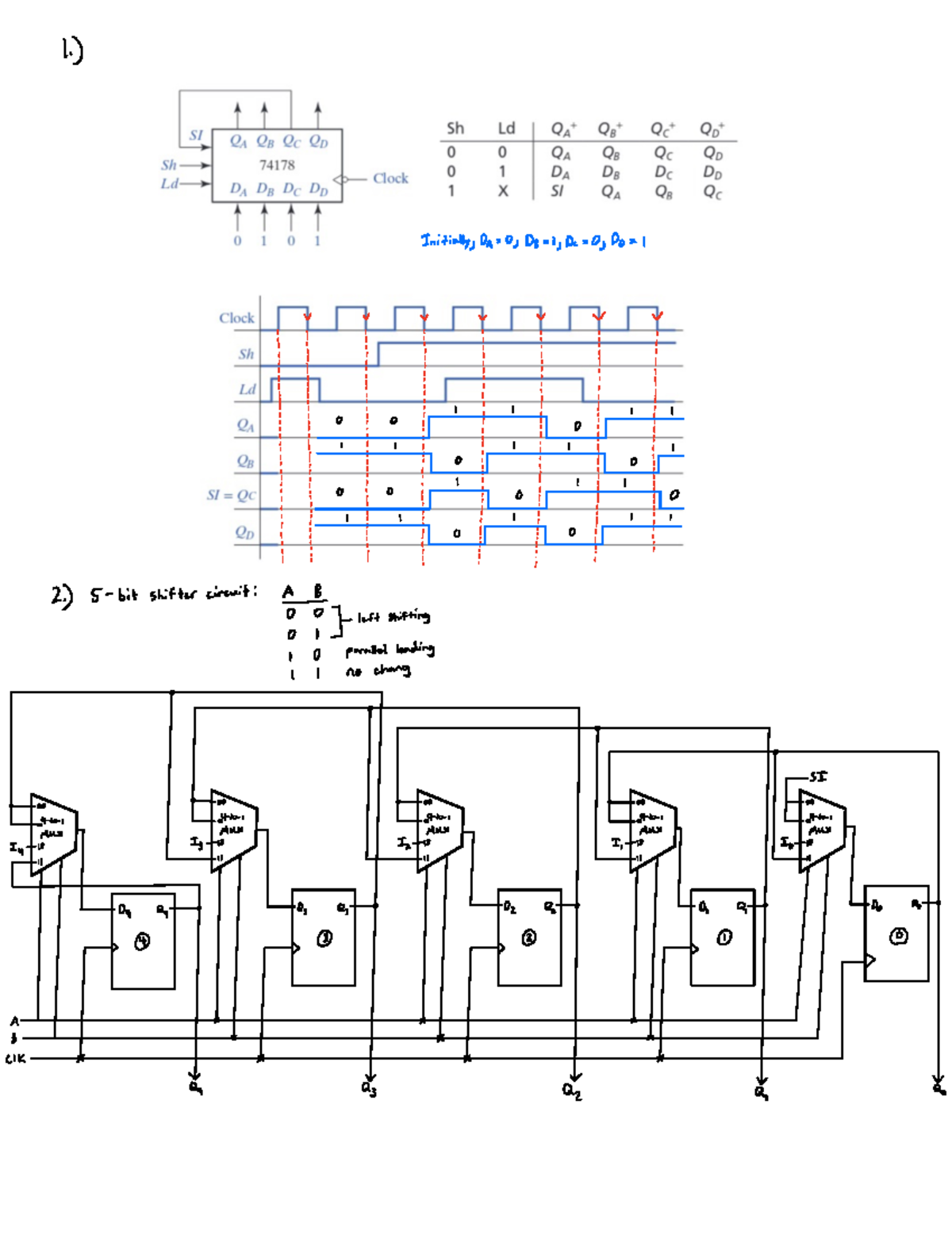 ECE hw11 - Homework 11 - ECE 2060 - 1 InitiallyDa 0 DB 1 D OPD 1 I i I ...